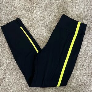 Zyia Black Neon Tape Luxe Hi-Rise 7/8 24" (8-10)